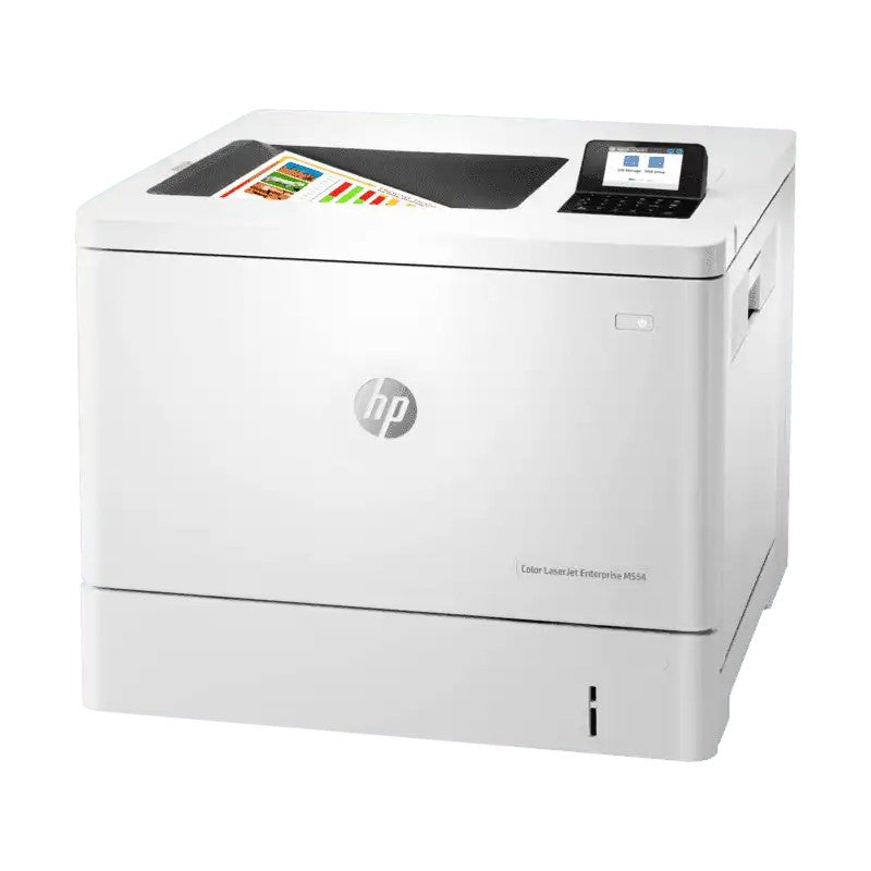 HP Color LaserJet Enterprise M554dn Color Printer, Duplex Printing, Network