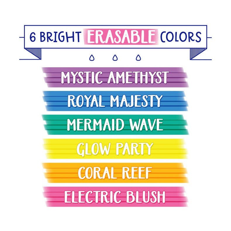 6CT.TAKE NOTE ERASABLE HIGHLIGHTERS
