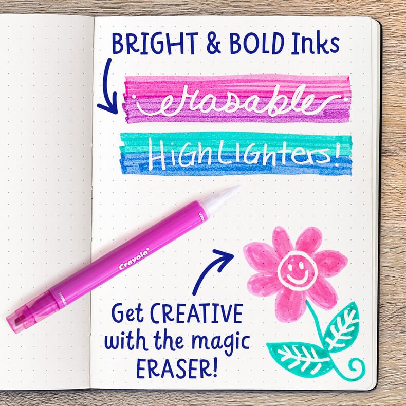 6CT.TAKE NOTE ERASABLE HIGHLIGHTERS