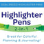 6CT.TAKE NOTE WRITE & HIGHLIGHT PENS