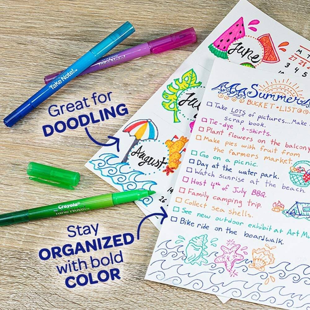 6CT.TAKE NOTE WRITE & HIGHLIGHT PENS