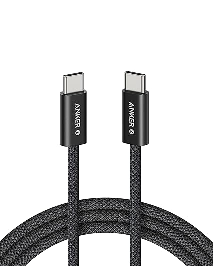 Anker Zolo USB-C to USB-C Braided Cable - 240W / 1.8 Meter / Black