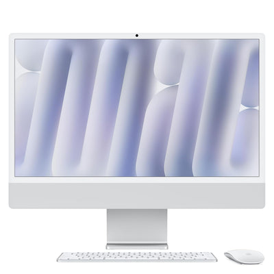 Apple iMac - 24" Standard Glass / M4 / 10-Core CPU / 10-Core GPU / 16 Core Neural Engine / 32GB RAM / 1TB SSD / Arb/Eng / Blue / 1YW
