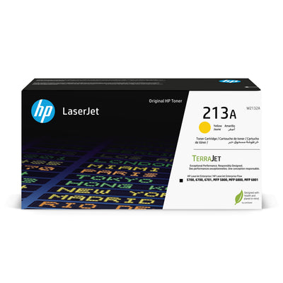 HP 213A Yellow Original LaserJet Toner Cartridge - 3000 Pages / Yellow Color / Toner Cartridge