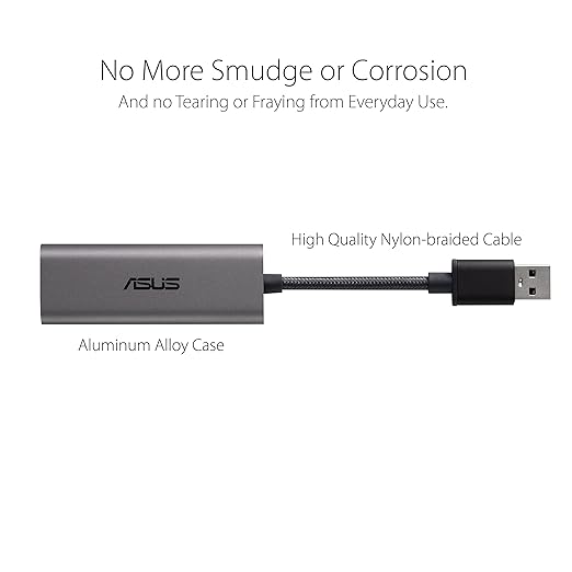ASUS (USB-C2500) Ethernet Adapter - USB 3.2 Gen1 Type-A / LAN