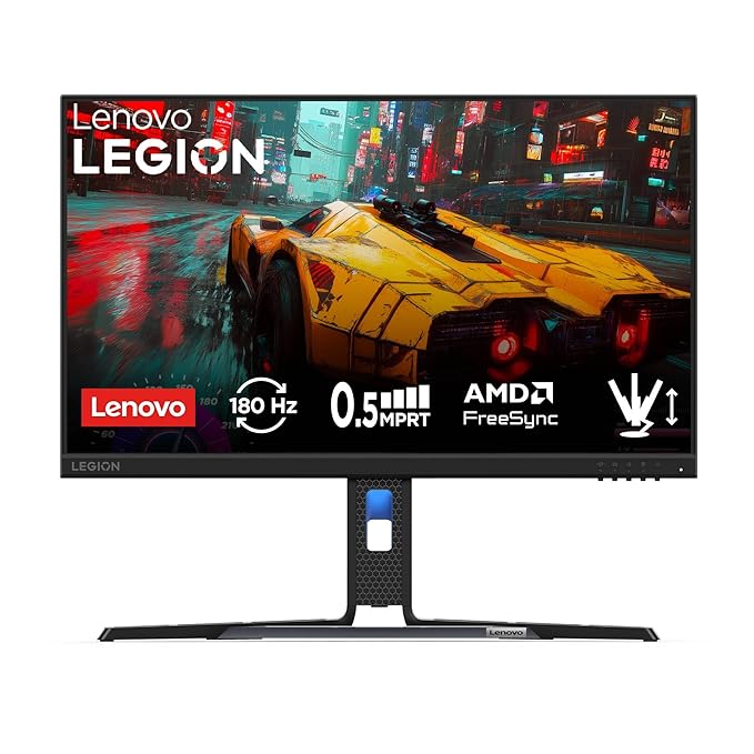 Lenovo Legion R24s - 23.8" FHD IPS Anti-glare / 1ms / Up to 144Hz / HDMI 2.1 / DP 1.4 / Raven Black - Monitor