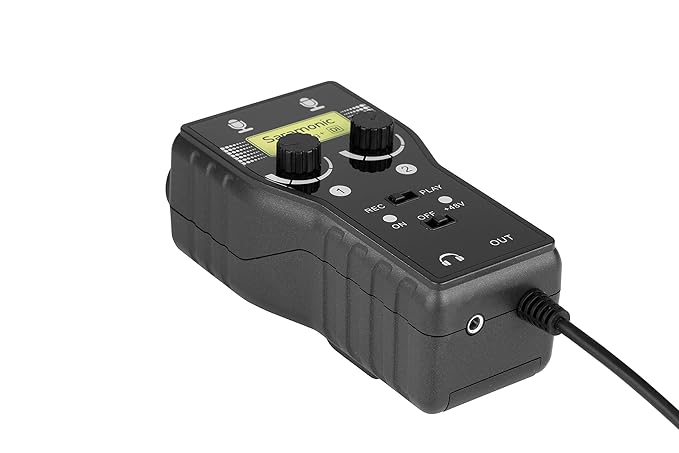 Saramonic Two channel Universal Audio Adapter for both camera & smartphone