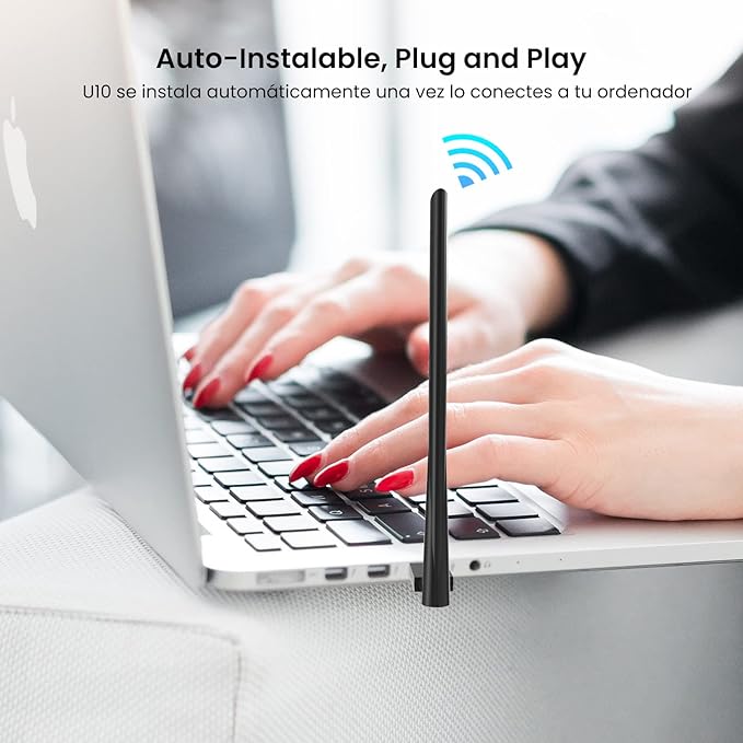 Tenda U10 (AC650) Dual-band Wireless USB Adapter - 5GHz(433)