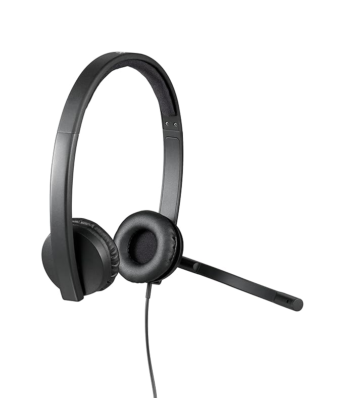 Logitech H570e USB Wired Headset - Wired / USB / Stereo / On-Ear / Black