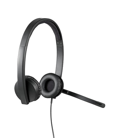 Logitech H570e USB Wired Headset - Wired / USB / Stereo / On-Ear / Black
