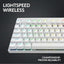 LOGITECH Pro X TKL LIGHTSPEED Wireless Gaming Keyboard - White