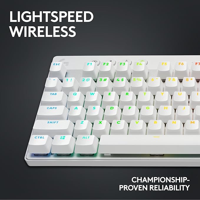 LOGITECH Pro X TKL LIGHTSPEED Wireless Gaming Keyboard - White