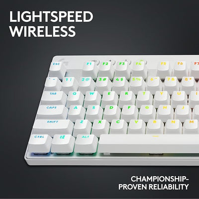 LOGITECH Pro X TKL LIGHTSPEED Wireless Gaming Keyboard - White