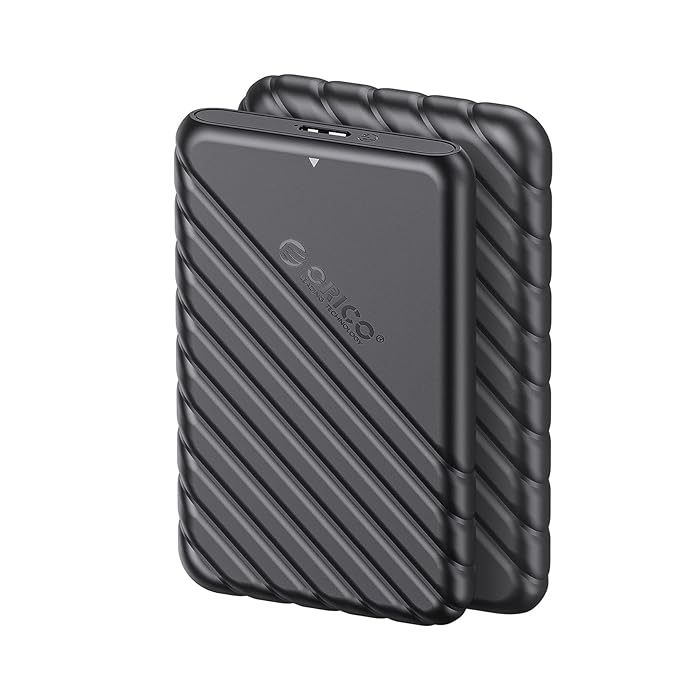 ORICO 2.5-inch Triple Protection Hard Drive Enclosure - Black
