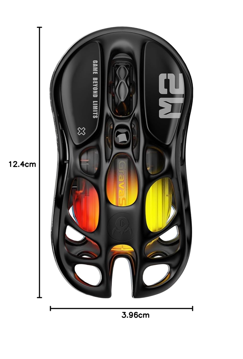 GravaStar Mercury M2 Wireless Gaming Mouse - Stealth Black