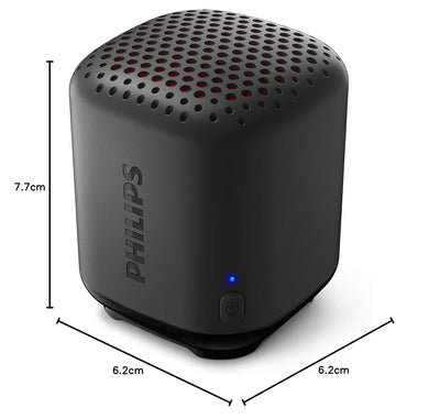 Philips 1000 Series Wireless Speaker - Bluetooth / USB-C / Black