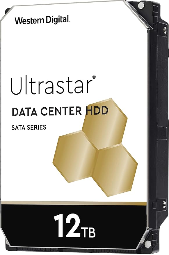 WD Ultrastar DC HC520 Hard Drive - 12TB / 3.5-inch / SATA-III / 7200 RPM / 256MB