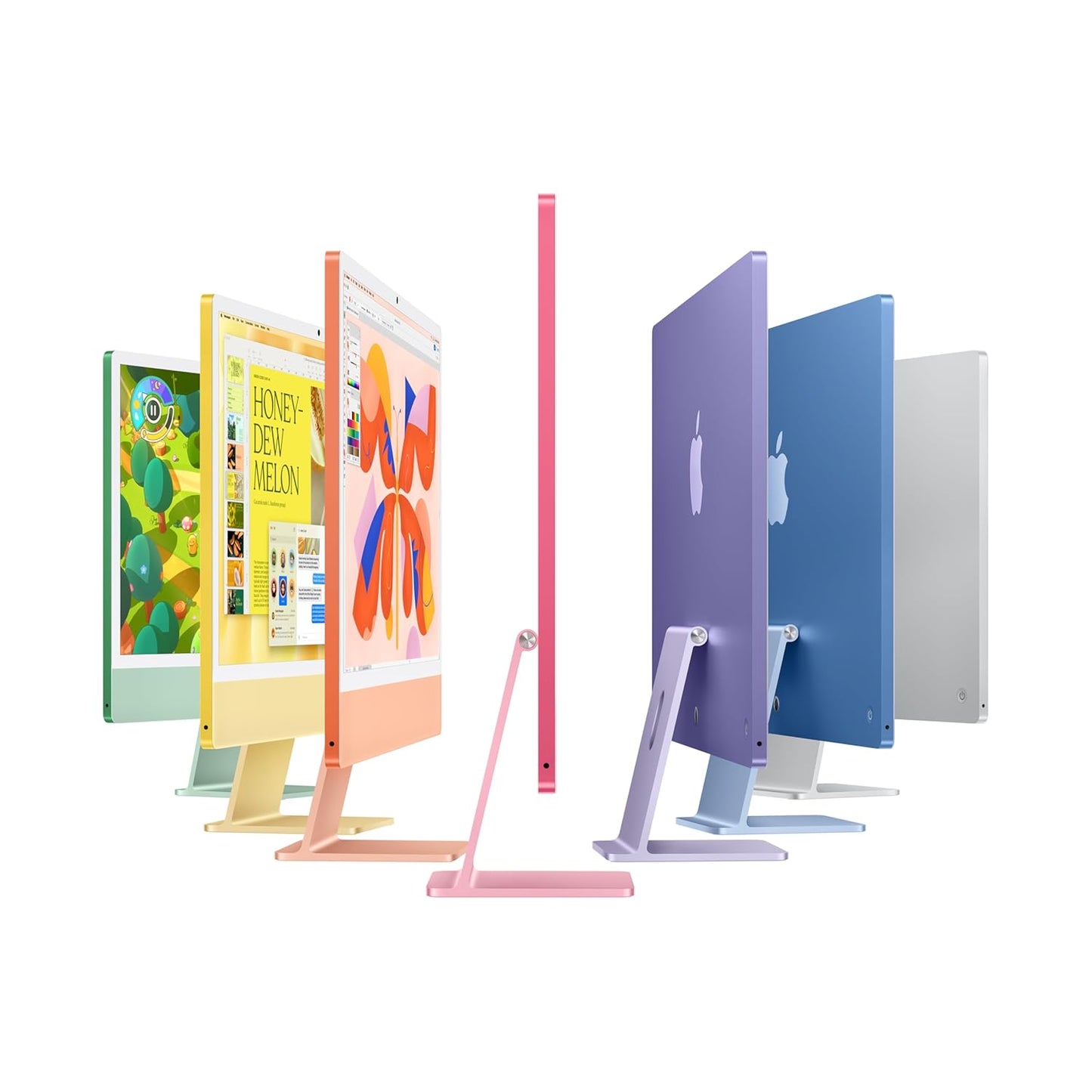 Apple iMac - 24" Standard Glass / M4 / 10-Core CPU / 10-Core GPU / 16 Core Neural Engine / 32GB RAM / 1TB SSD / Arb/Eng / Blue / 1YW