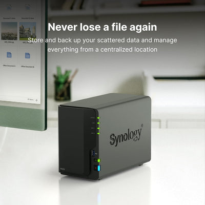 Synology DiskStation DS223 - SATA / فتحتان / USB / LAN / سطح المكتب