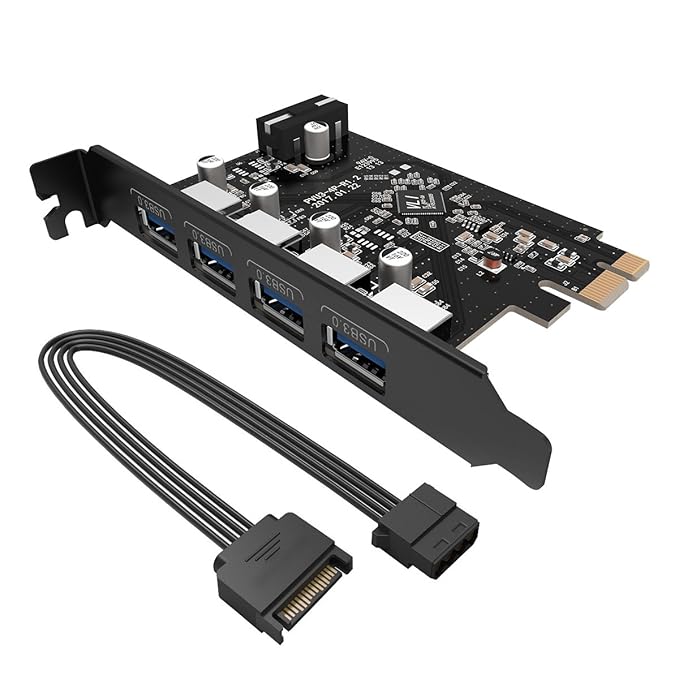 ORICO 4 Port USB3.0 PCI-E Expansion Card