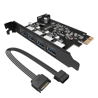 ORICO 4 Port USB3.0 PCI-E Expansion Card