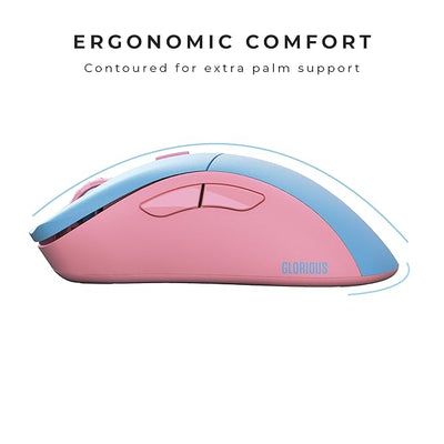 Glorious Model D Wireless PRO Mouse - Skyline Blue/Pink - Forge