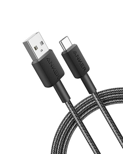 Anker 322 USB-A to USB-C Charging Cable - 15W / 1.8m (6ft) / Black