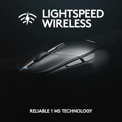 Logitech G303 SHROUD Edition Gaming Mouse - Wireless / 100 – 25,000 dpi / Black