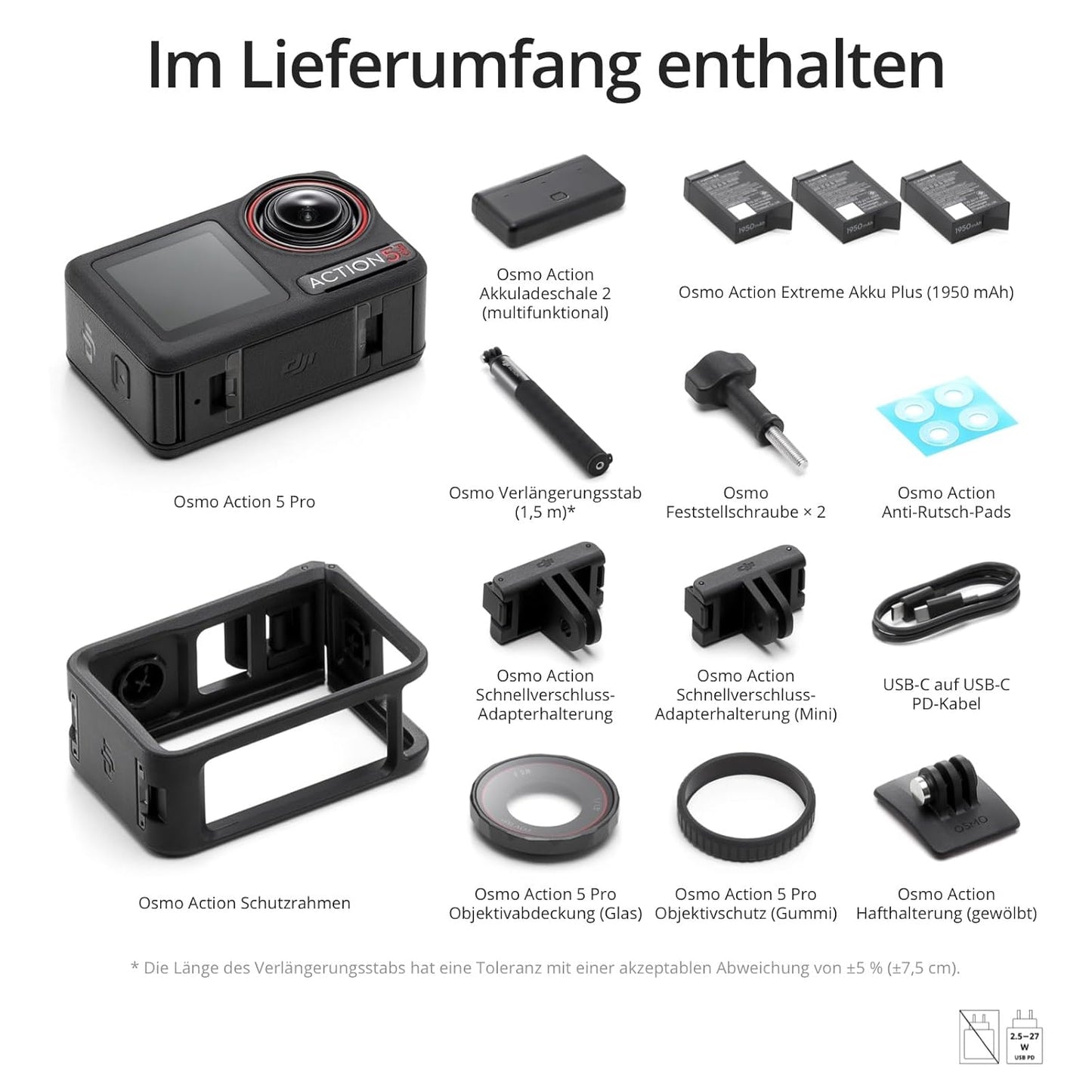 مجموعة DJI Osmo Action 5 Pro Adventure