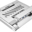 Levelo AeroLink Laptop Stand With Built-In Portable 7 In 1 Hub - Silver