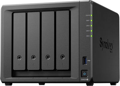 Synology DiskStation DS925+ - SATA / M.2 NVMe / 4 فتحات / USB / LAN / سطح المكتب