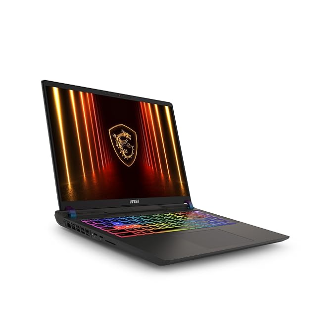 MSI Vector 16 HX AI A2XWIG - 16" QHD+ 240 Hz / Ultra 9 275HX / 32GB / 1TB (NVMe M.2 SSD) / RTX 5080 16GB VGA / Win 11 Home / 2YW / Arb/Eng / Cosmos Gray - Gaming Laptop