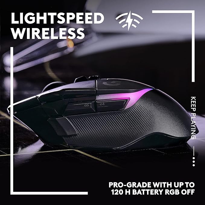 Logitech G502 X PLUS LIGHTSPEED Gaming Mouse - Wireless / RGB / Black
