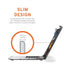UAG MacBook Pro 13"/m1 2020-22 Plyo Case - Ice