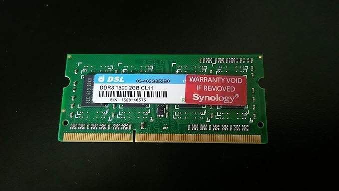 Synology NAS Memory - 2GB / DDR3L / 1600MHz / NAS Memory Module