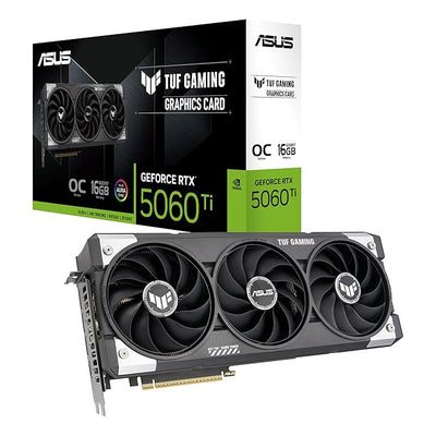ASUS GeForce RTX 5060 Ti TUF GAMING Graphics Card - 16GB / GDDR7 / 128-Bit / DisplayPort 2.1 / HDMI 2.1