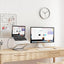 Levelo AeroLink Laptop Stand With Built-In Portable 7 In 1 Hub - Silver