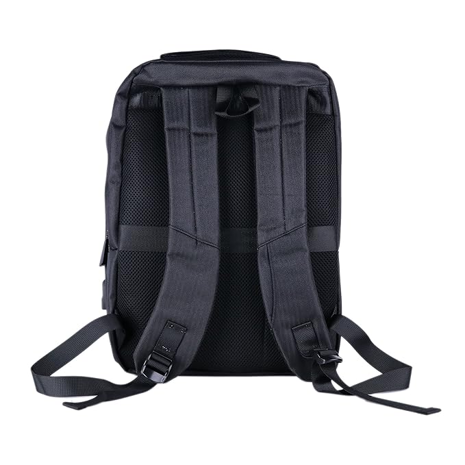 Porodo Lifestyle Water-Resistant PU Backpack - Black