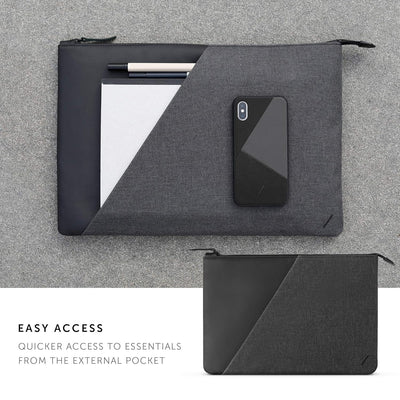 Native Union Stow Sleeve Fabric for Macbook 12" - Slate