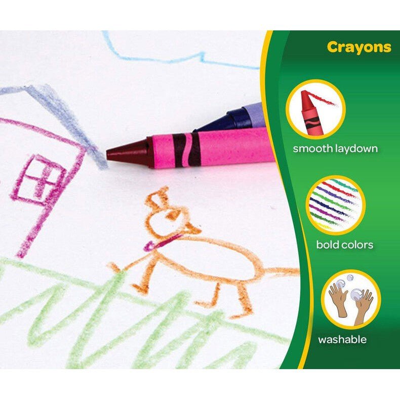 96 ct - Non - peggable Crayon