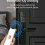 Smart door lock with remote one-key unlocking feature using Tuya Smart app.