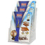 Acrylic 3 Compartments Stand A4 Size