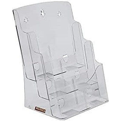 Acrylic 3 Compartments Stand A4 Size