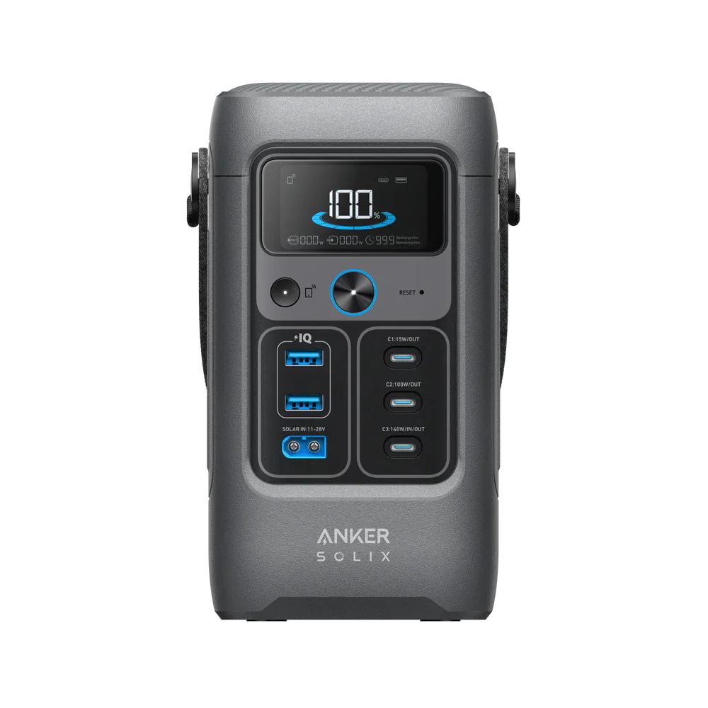 Anker SOLIX C200 DC Portable Power Station- Dark Gray