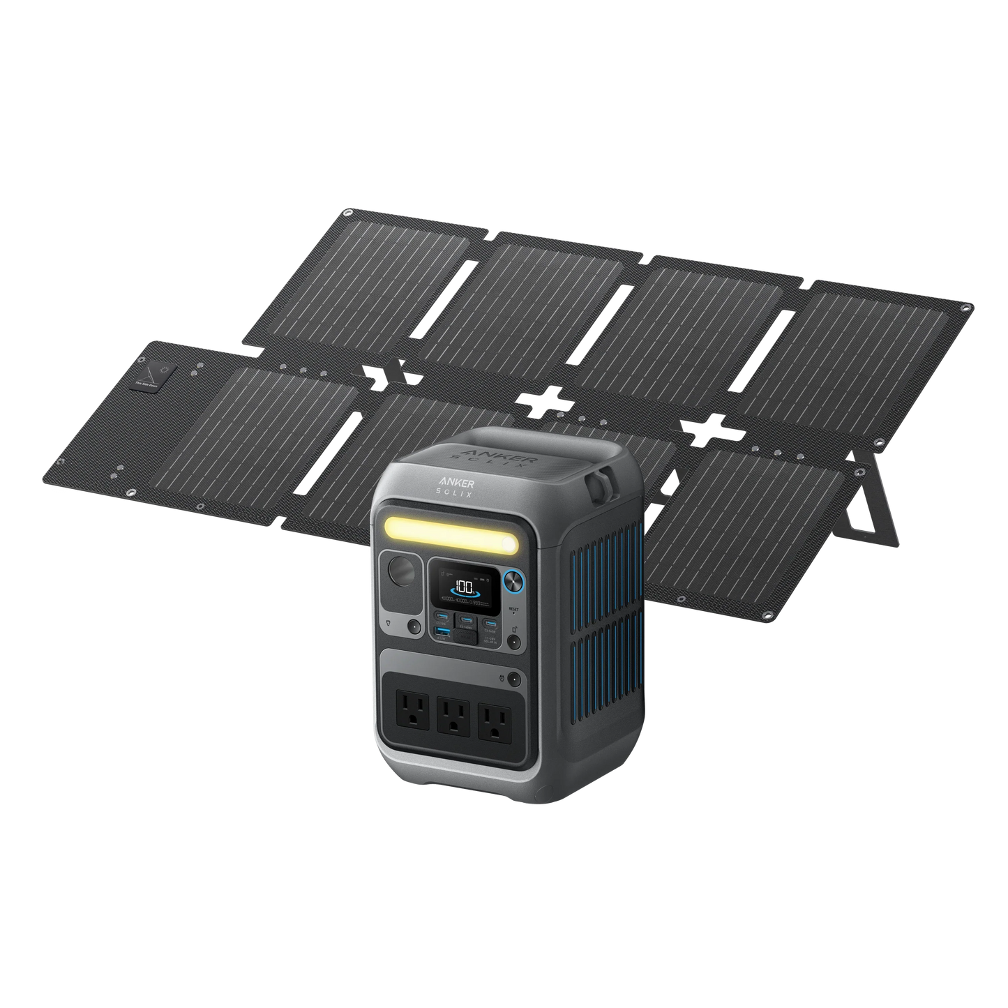 Anker SOLIX C300 Portable Power Station- Dark Gray