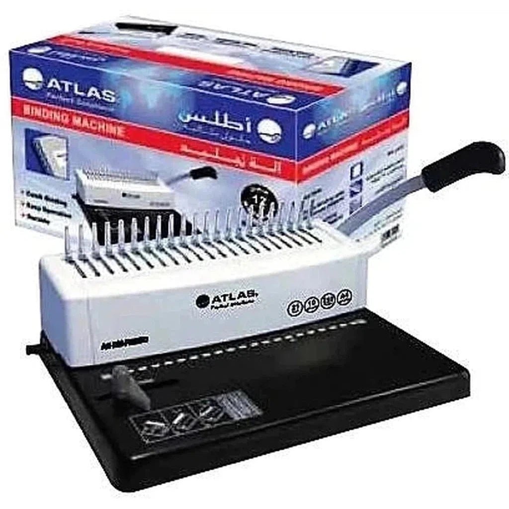 Atlas As-Bm-Pb250 Plastic Comb Binding Machine
