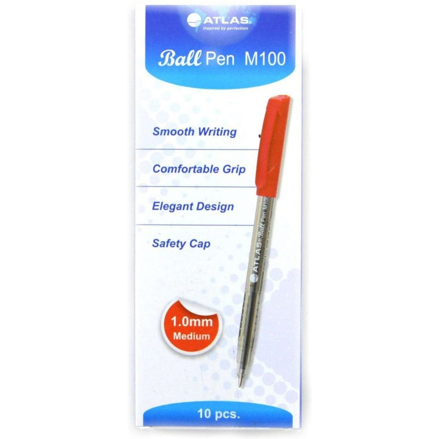 Atlas Ball Pen M100 - 10 Pcs