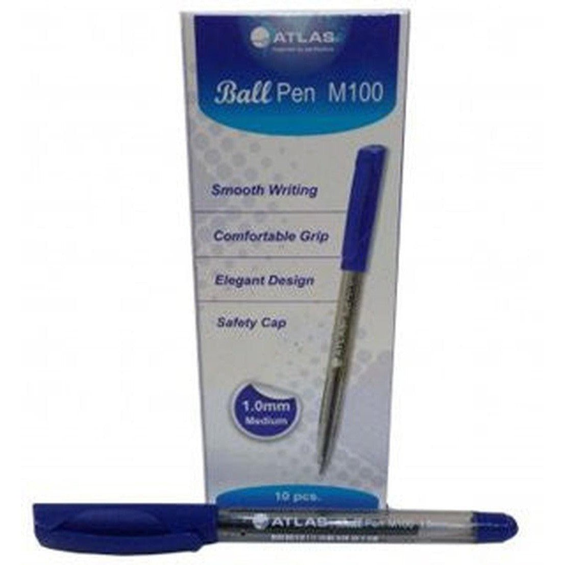 Atlas Ball Pen M100 - 10 Pcs