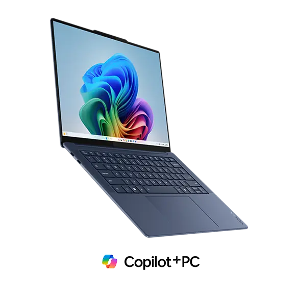 Lenovo Yoga Slim 7 Gen 9 - 14.5" 3K OLED Touch / Snapdragon X Elite X1E-78-100 / 32GB / 1TB (NVMe M.2 SSD) / Windows 11 Home / 2YW / عربي/إنجليزي / Lenovo USB-C 4-in-1 Hub / Cosmic Blue -(Open Box)