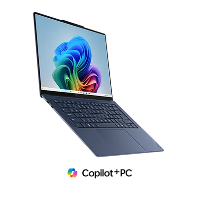Lenovo Yoga Slim 7 Gen 9 - 14.5" 3K OLED Touch / Snapdragon X Elite X1E-78-100 / 32GB / 1TB (NVMe M.2 SSD) / Windows 11 Home / 2YW / عربي/إنجليزي / Lenovo USB-C 4-in-1 Hub / Cosmic Blue -(Open Box)